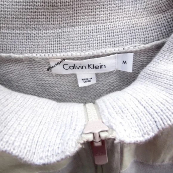 Vintage Calvin Klein Cozy chunky knit zip up sweater ☕️ - Picture 4 of 6